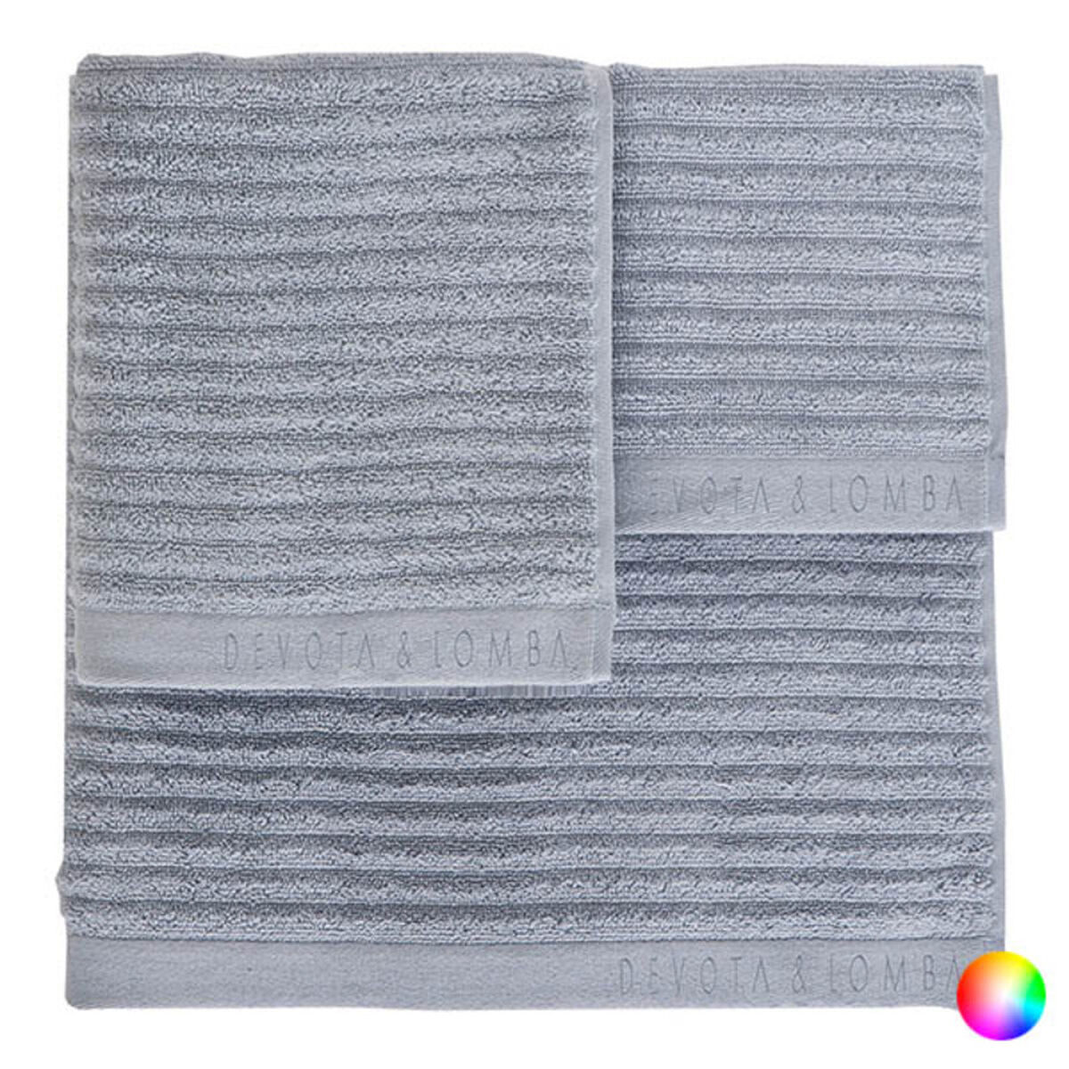 Towel set Devota & Lomba (3 pcs)/Grey