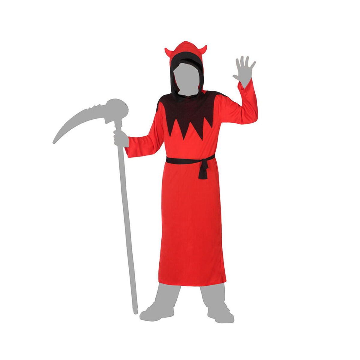 Costume for Children DISFRAZ DEMONIO 7-9 Red Male Demon (2 Pieces)/7-9 Years
