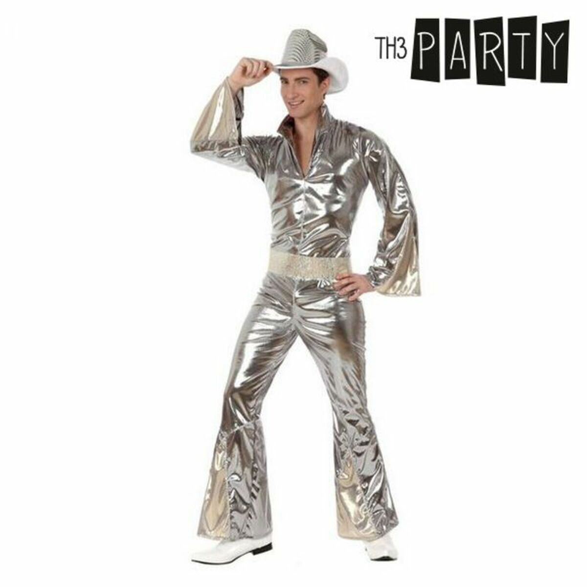 Costume for Adults Th3 Party Silver (2 Pieces)/XL