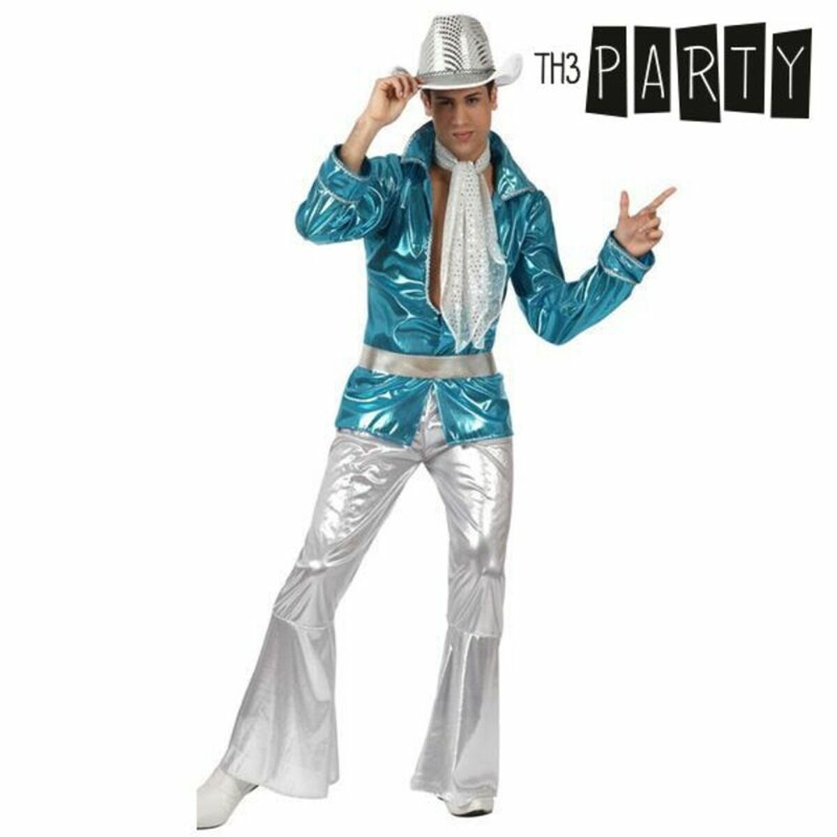 Costume for Adults Th3 Party Blue (4 Pieces)/XS/S