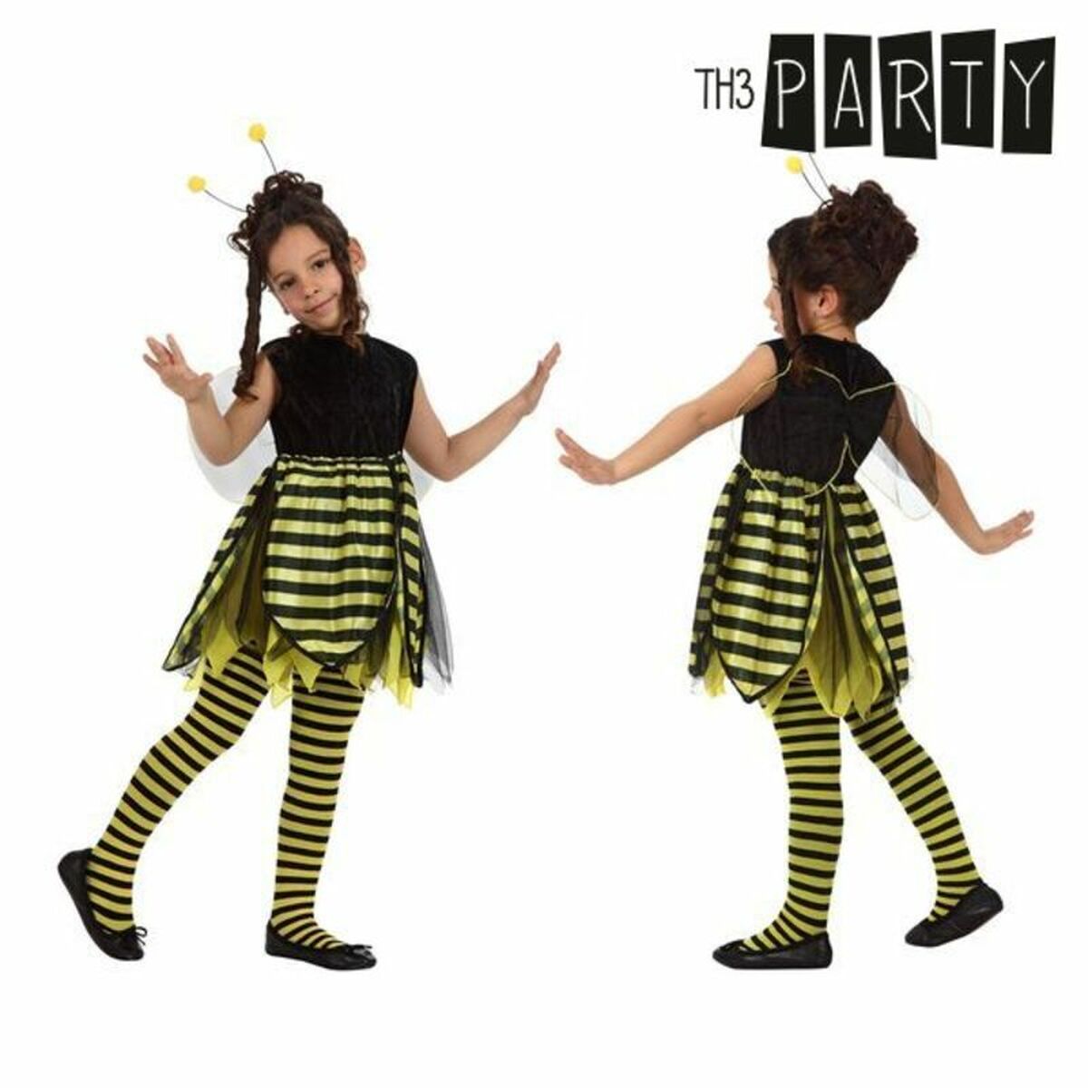 Costume for Children Th3 Party Yellow (3 Pieces)/7-9 Years