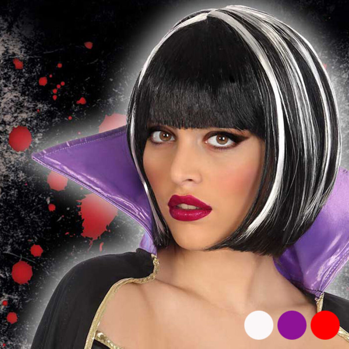 Wigs Bicoloured/Green