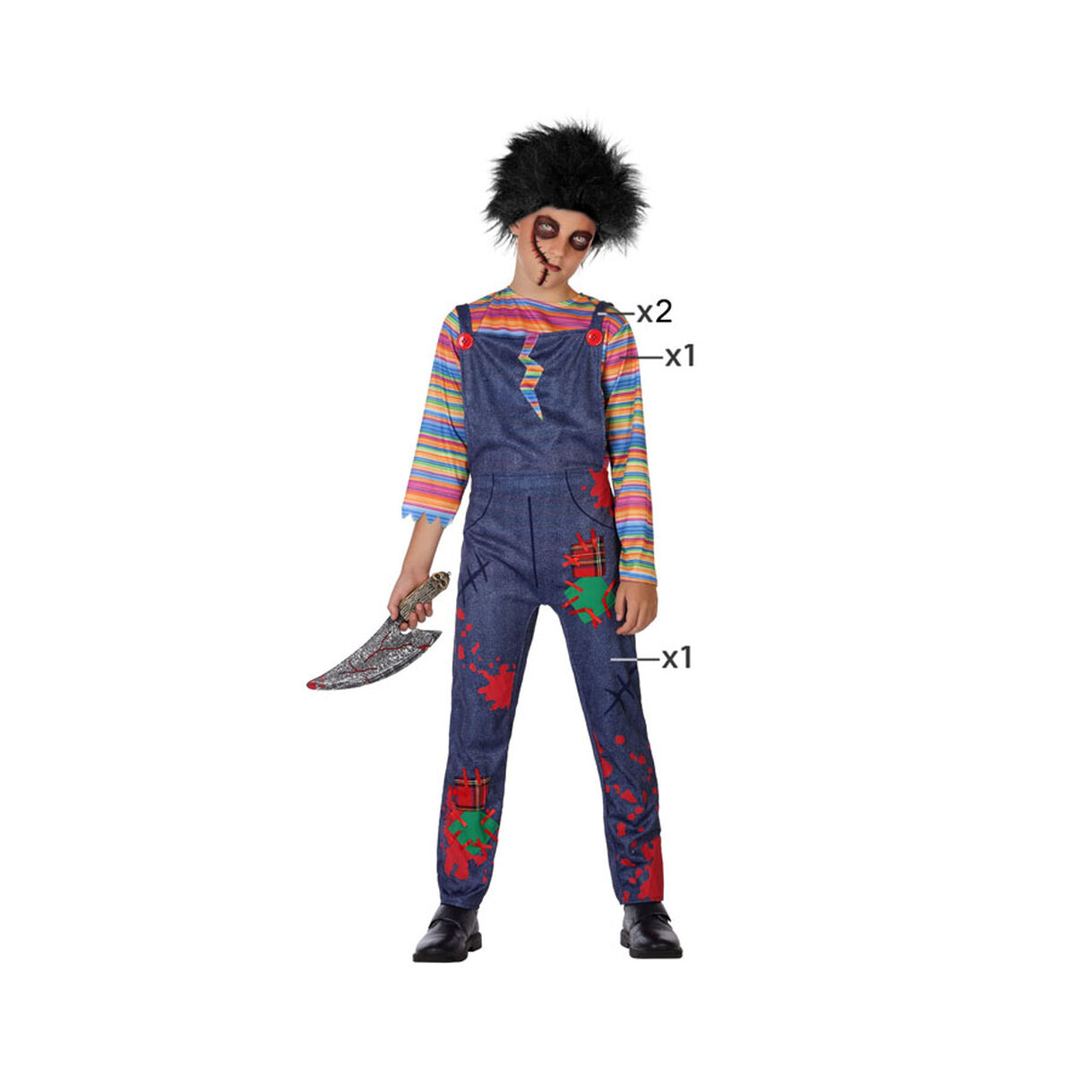 Costume for Children Evil doll 112551/3-4 Years