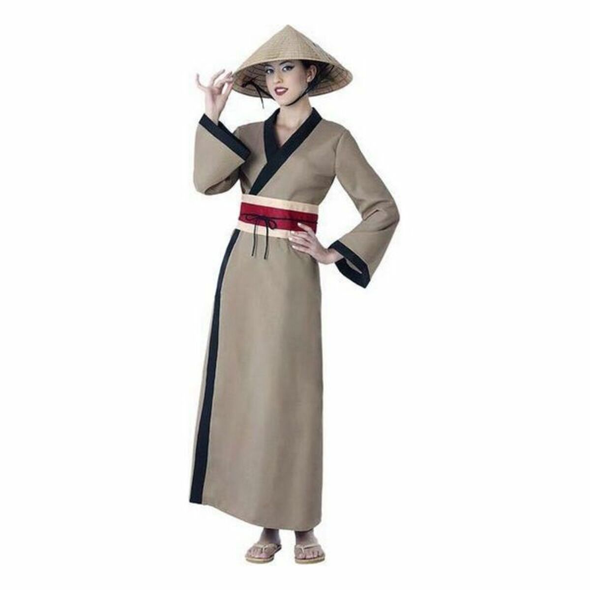 Costume for Adults Brown Chinese Woman/XS/S