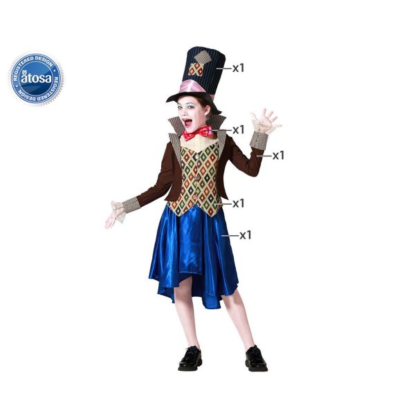 Costume for Children Crazy Female Milliner/5-6 Years - Image 3