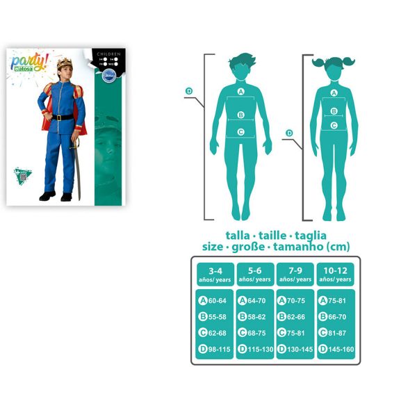 Costume for Children Arab Prince/5-6 Years - Image 6