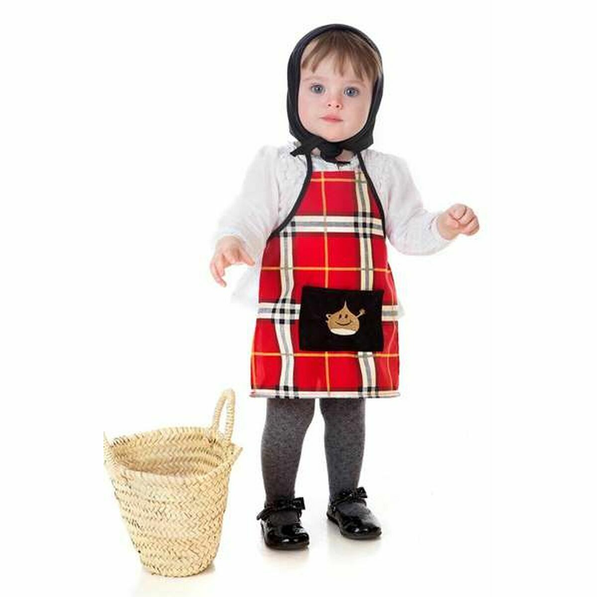 Costume for Children Chesnut seller 2 Pieces Red Black/3-5 Years