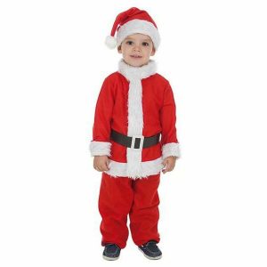 Costume for Children Father Christmas 4 Pieces/12-18 Months