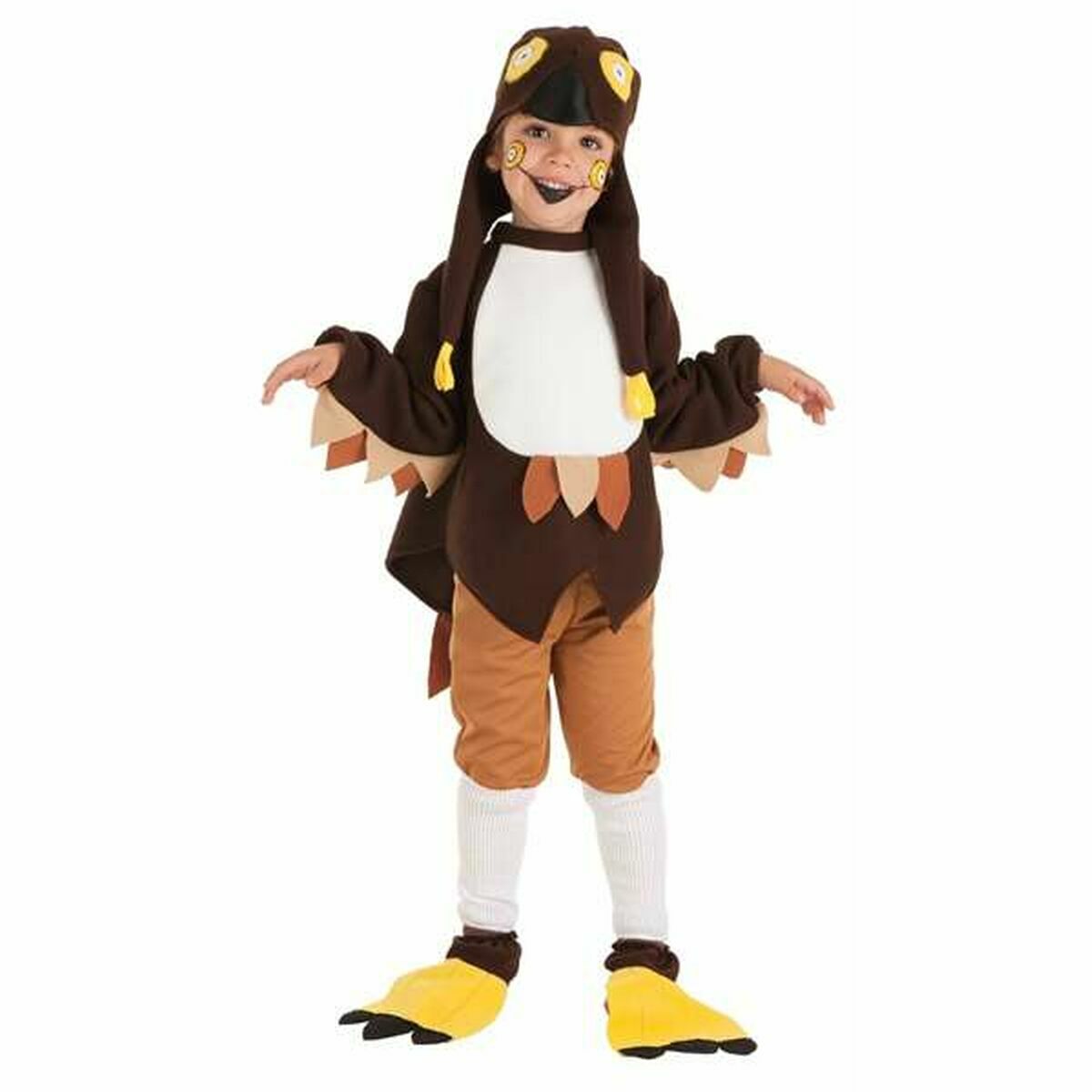 Costume for Children Crazy Owl (4 Pieces)/7-9 Years