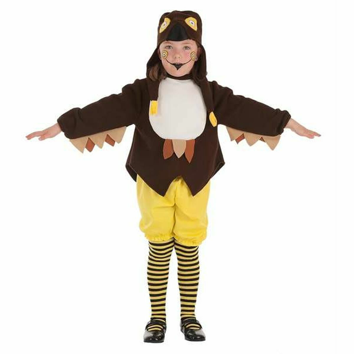Costume for Children Crazy Owl (4 Pieces)/7-9 Years