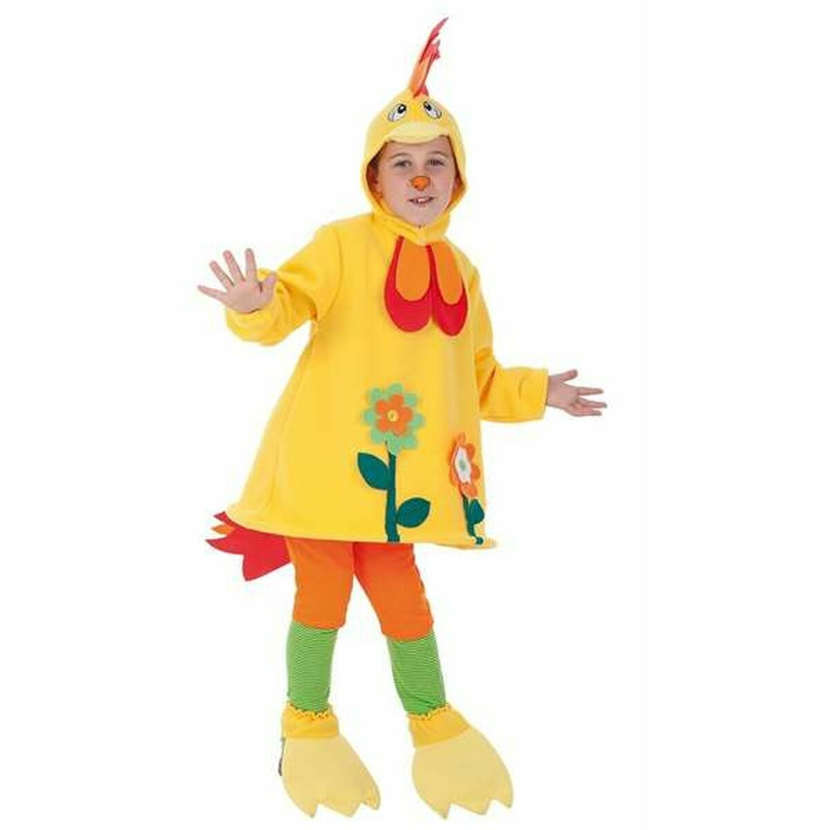 Costume for Children Crazy Chicken (4 Pieces)/2-3 Years