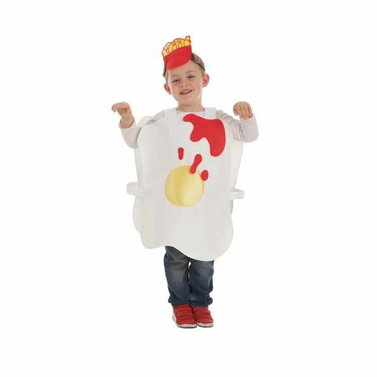 Costume for Children Tomato Egg Fried Potatoes (chips) (2 Pieces)/7-9 Years
