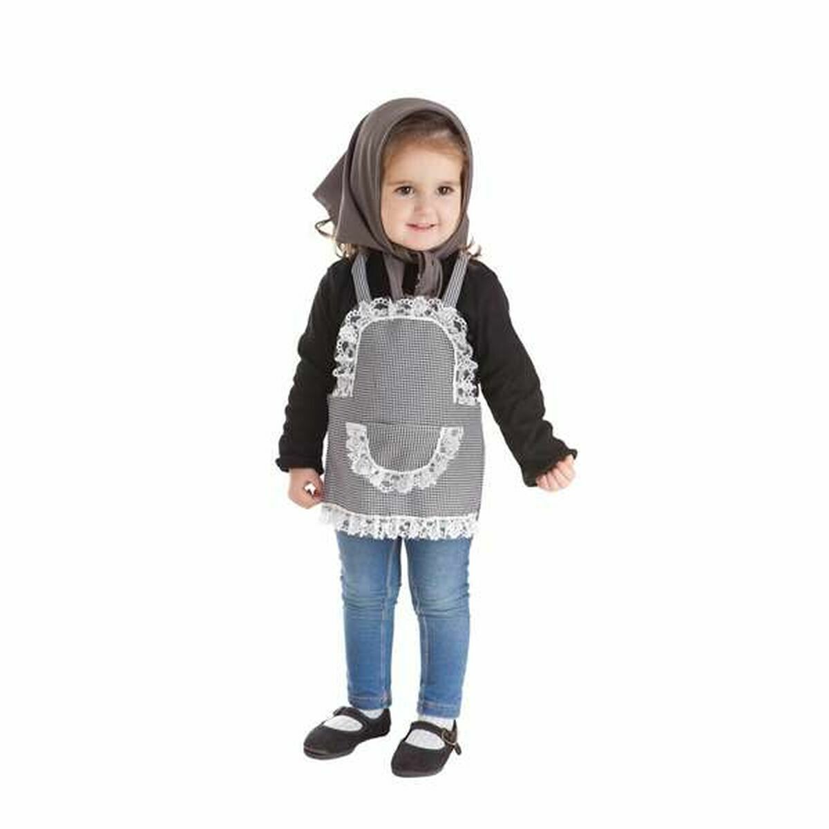 Costume for Children Vichy Apron Handkerchief/3-5 Years