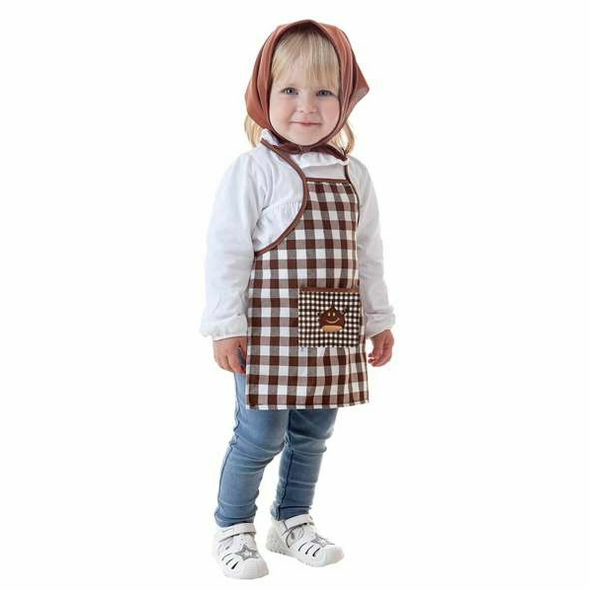 Costume for Children Female Chef Brown/11-13 Years