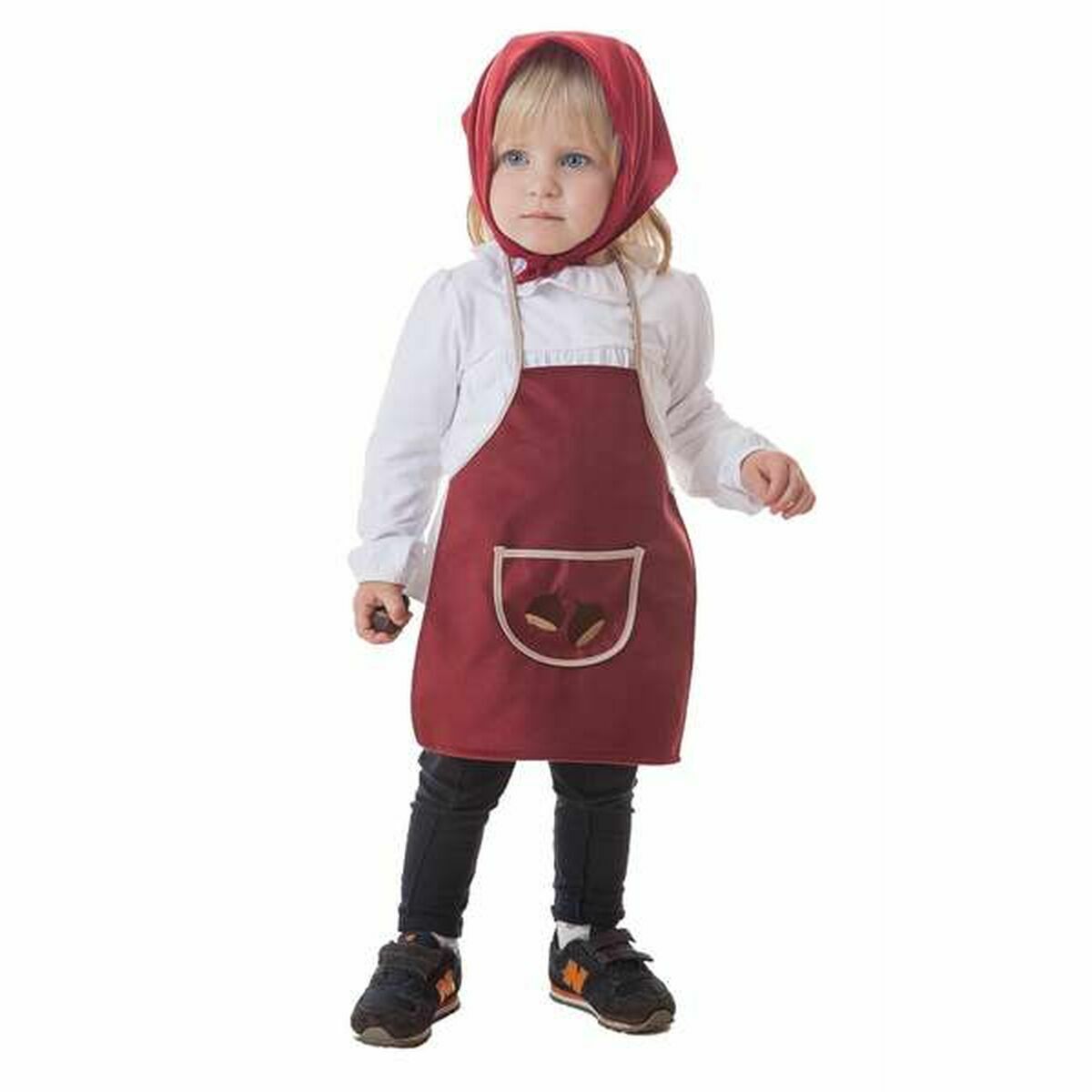 Costume for Children Female Chef Red/3-5 Years
