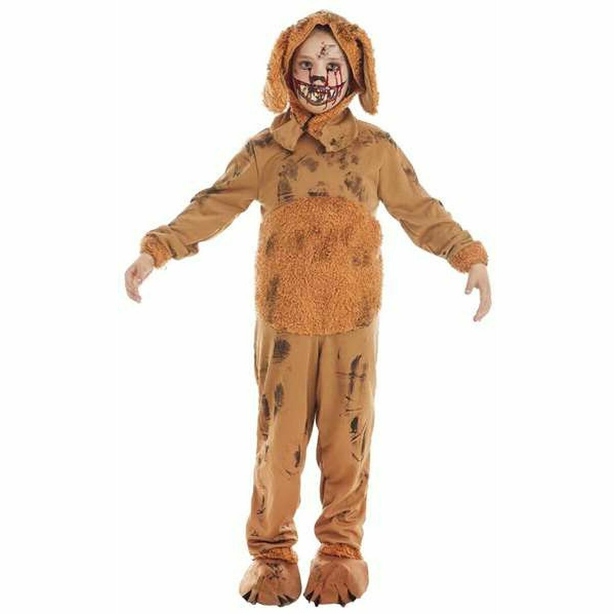 Costume for Children Dog Make-Up Set Zombie/3-5 Years