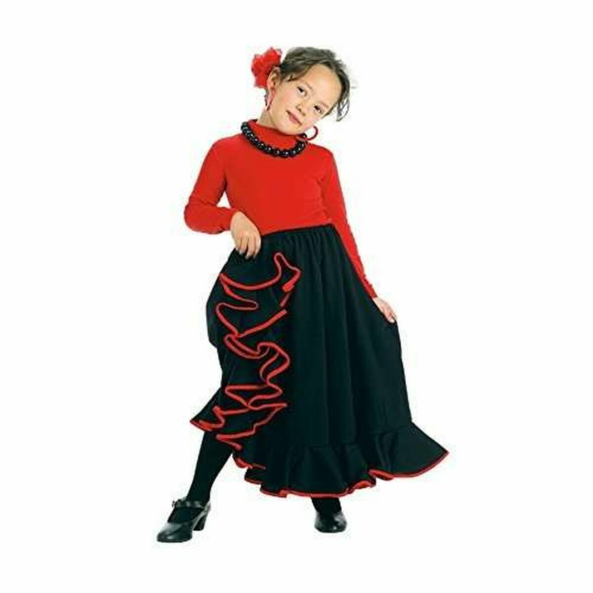 Costume for Children Black Sevillian (1 Piece)/2-3 Years