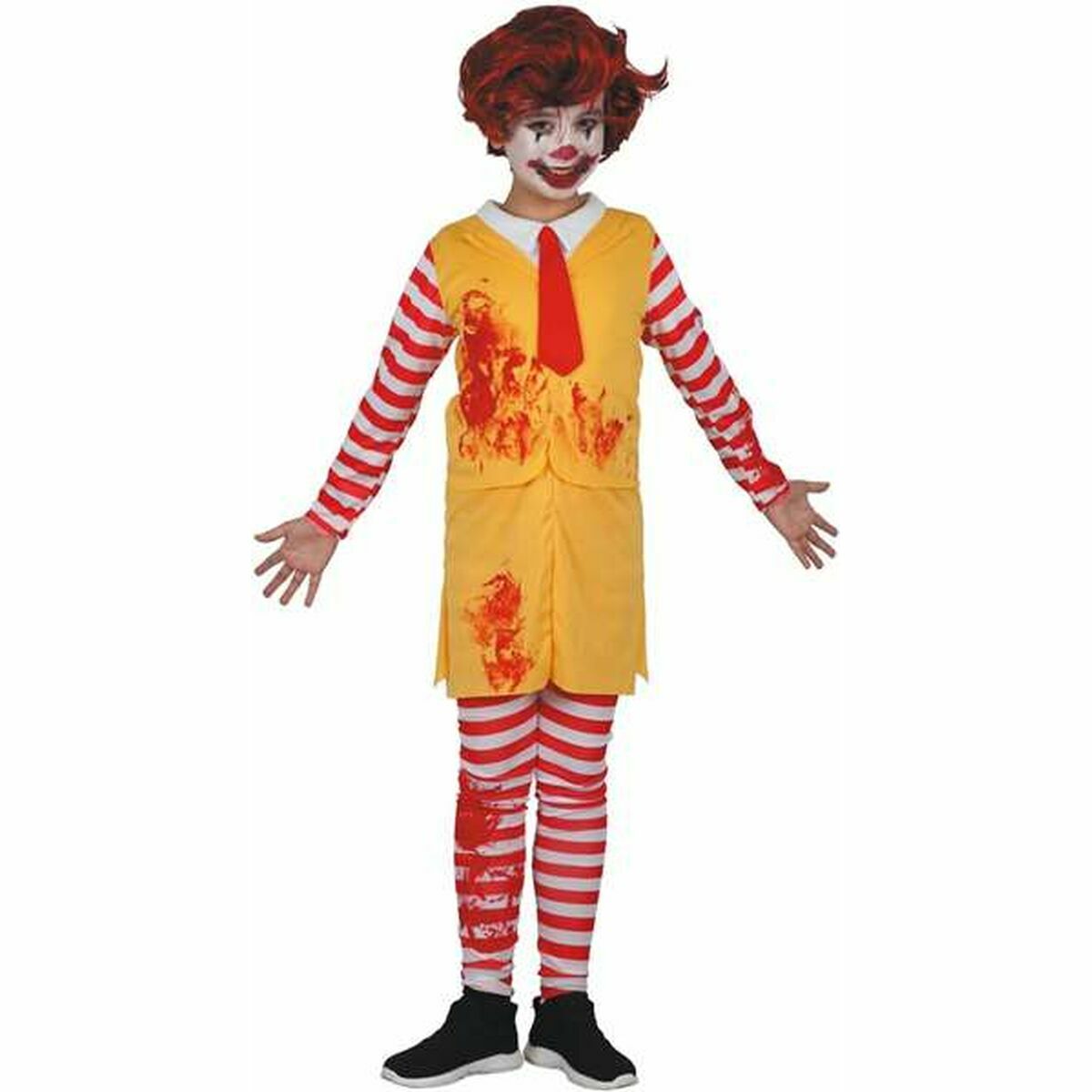 Costume for Children Burger Male Clown Terror (3 Pieces)/3-6 years