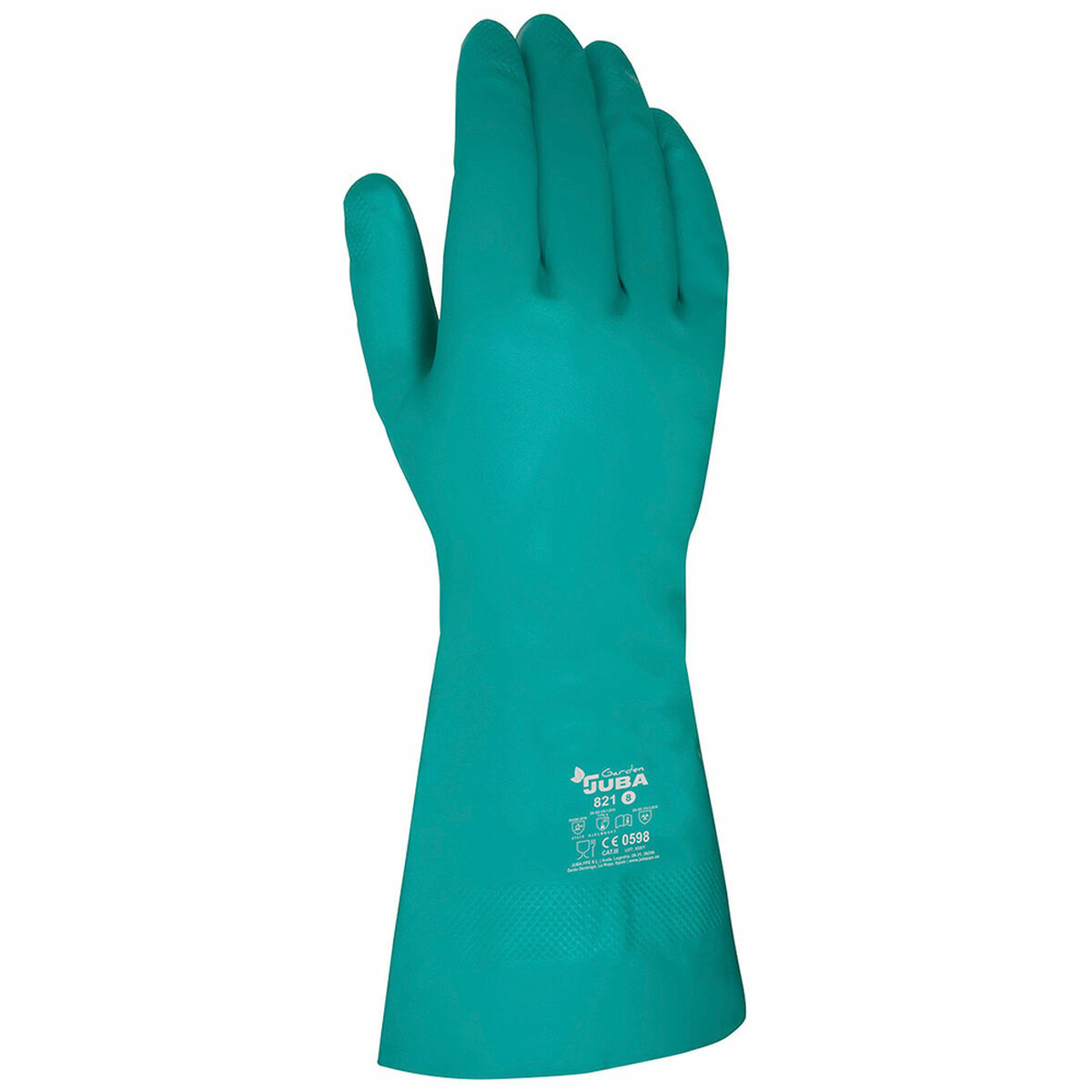 Work Gloves JUBA Green Nitrile/9