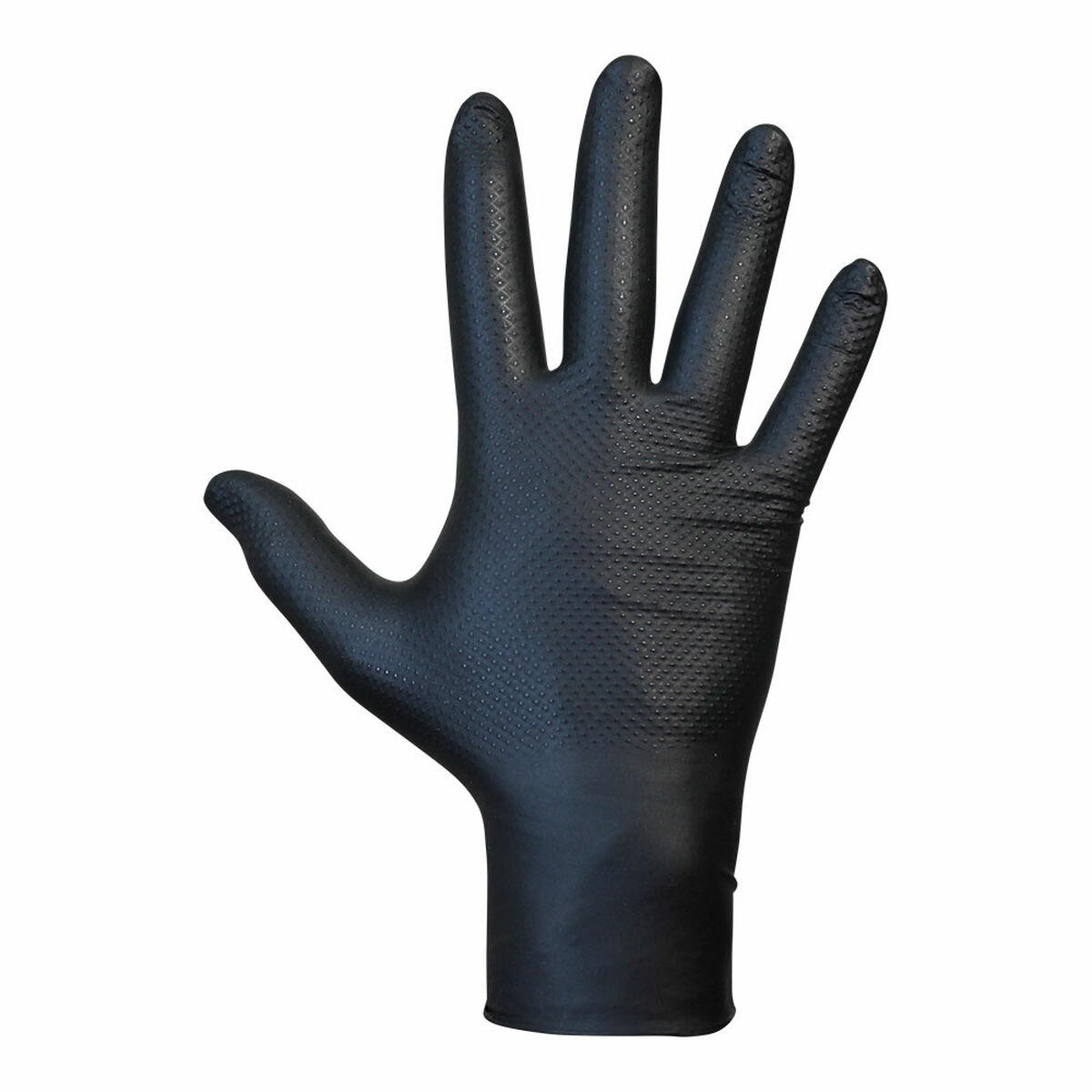 Nitrile gloves JUBA Agility Grip Black Powder-free 50 Units/9