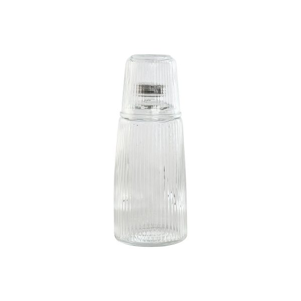 Water bottle Home ESPRIT Transparent Crystal 240 ml 1 L