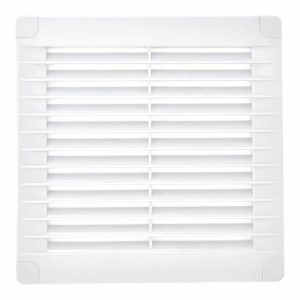 Ventilation grille EDM 87702 White 15 x 15 cm