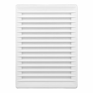 Ventilation grille EDM 87733 White 13,7 x 20,7 cm Mosquito net