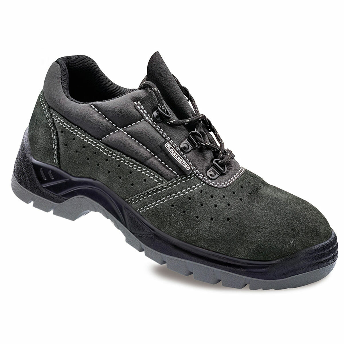 Safety shoes s1p src Blackleather Suede Grey/36