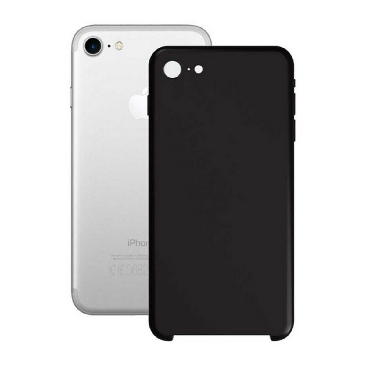 Mobile cover iPhone 7/8/SE2020 KSIX Soft Silicone/Red