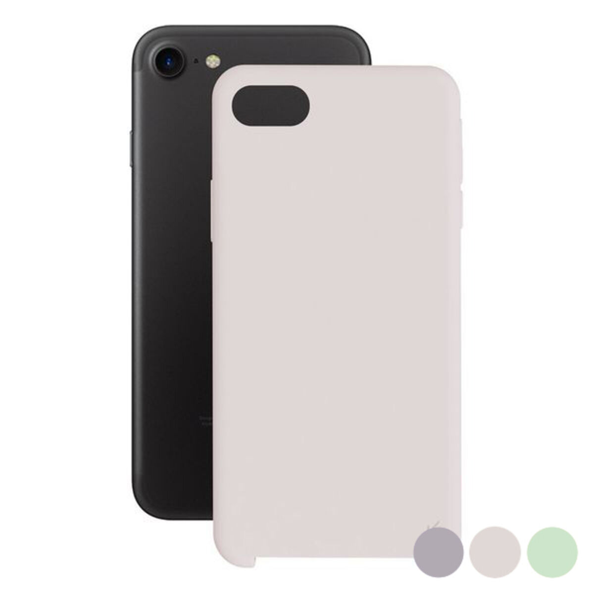 Mobile cover iPhone 7/8 KSIX Soft/Red