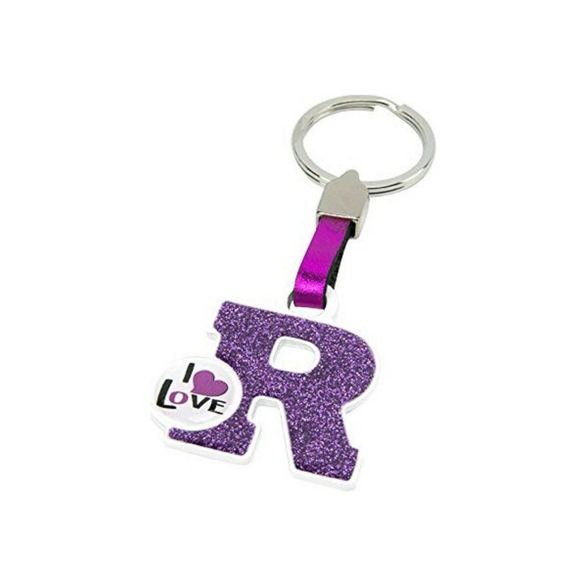 Keychain Letter R/Blue