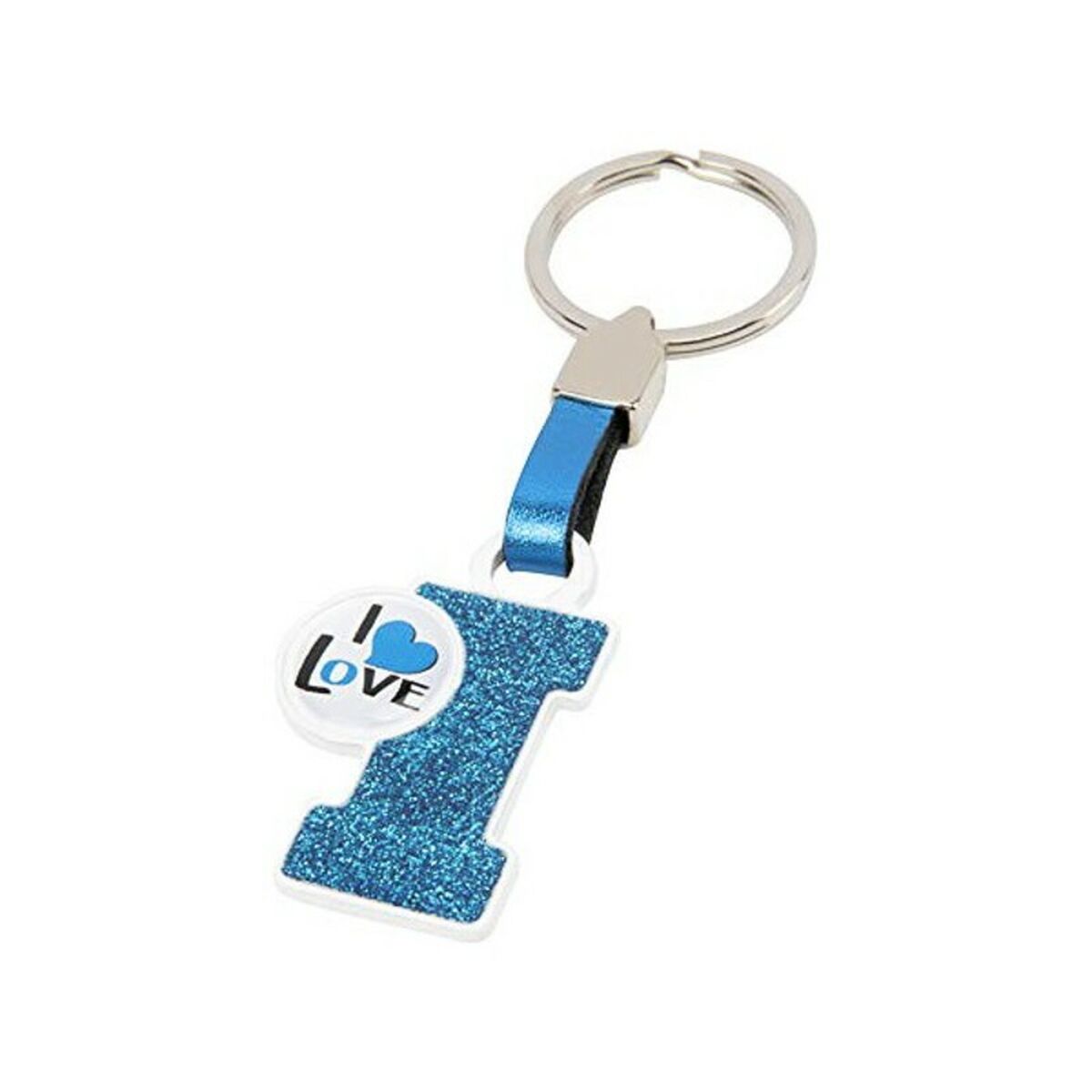 Keychain Letter I/Blue
