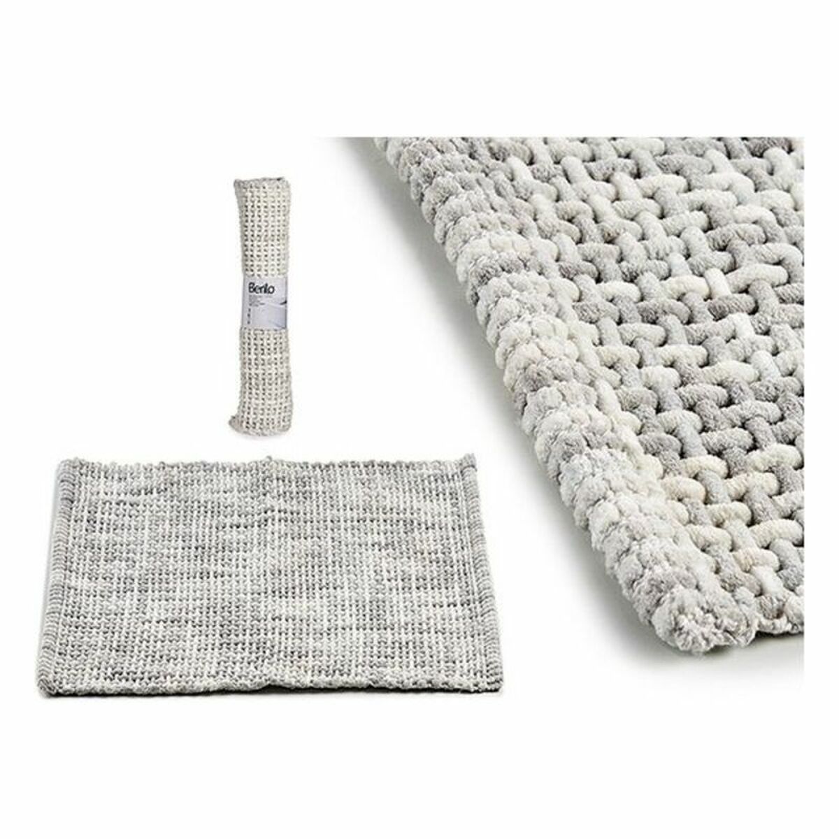 Carpet Berilo Pointed 50 x 1 x 80 cm/Beige