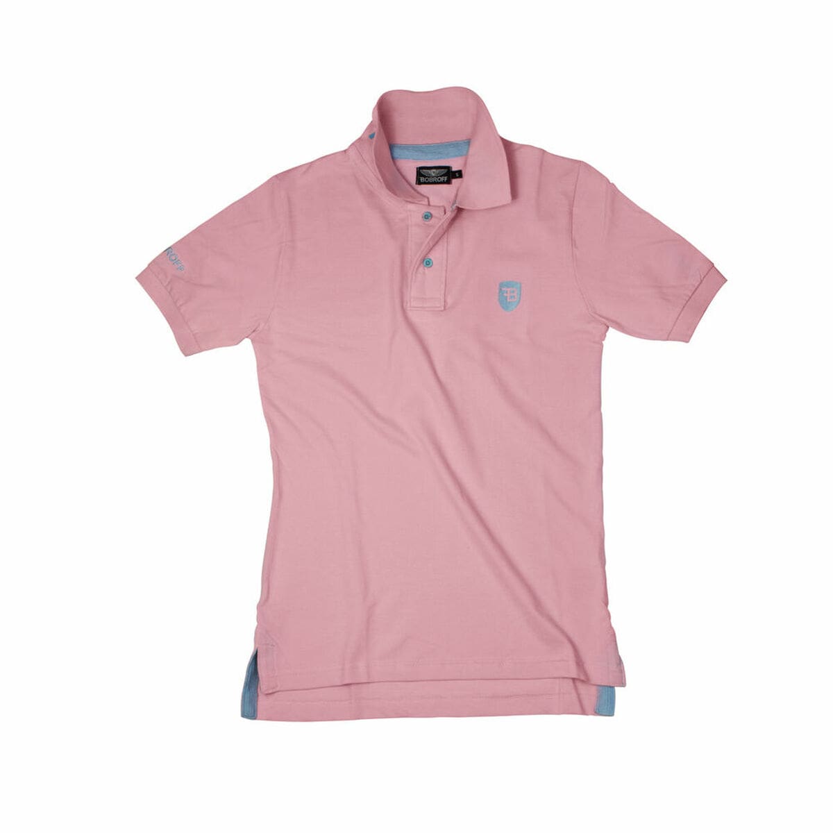 Men’s Short Sleeve Polo Shirt Bobroff Pink/XXL