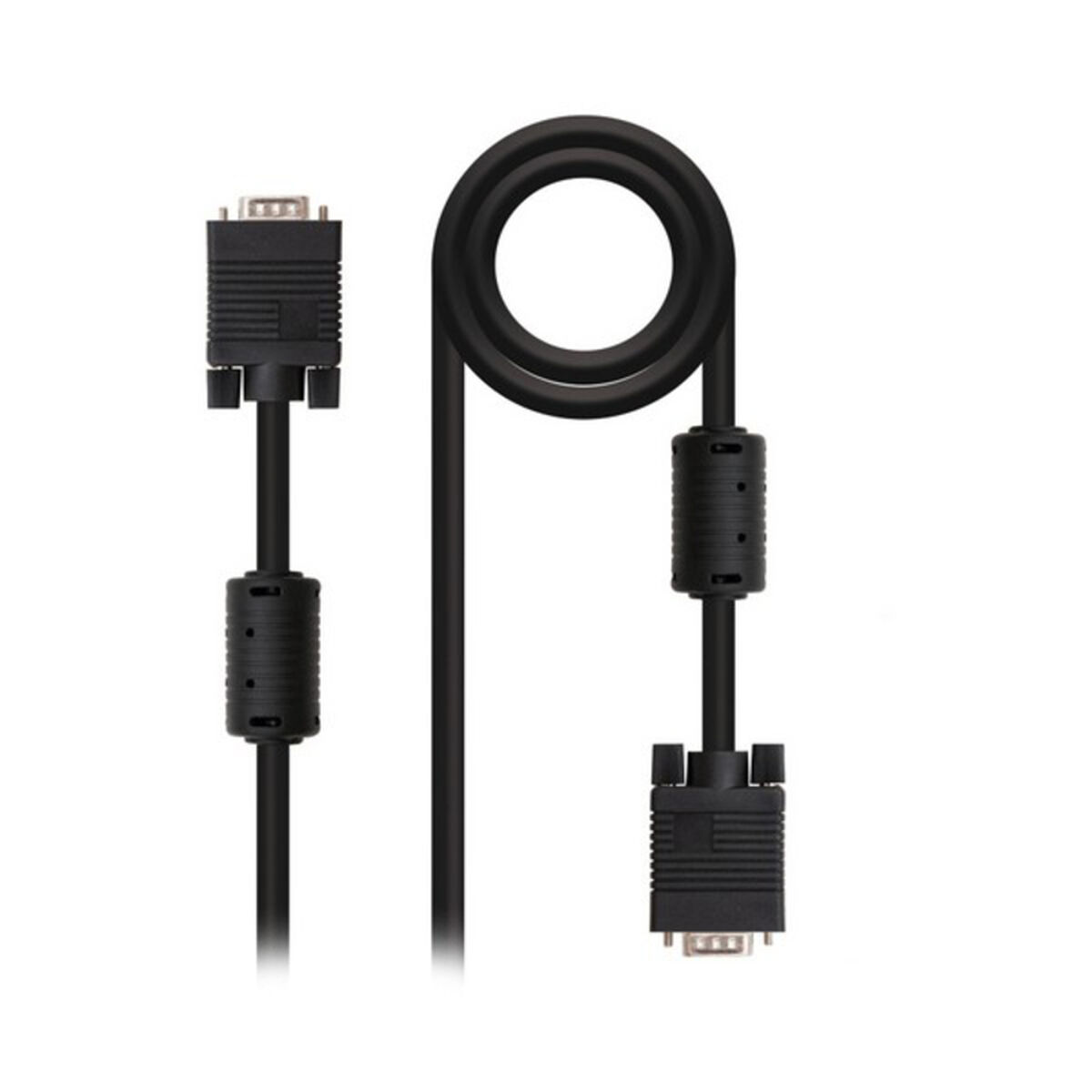 VGA Cable NANOCABLE 10.15.01 Black/6 m