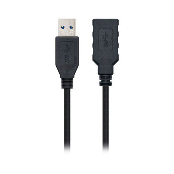 USB Cable NANOCABLE 10.01.090 Black/3 m