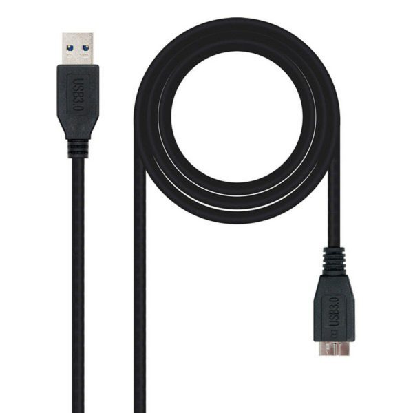 USB 3.0 A to Micro USB B Cable NANOCABLE 10.01.110-BK/2 m