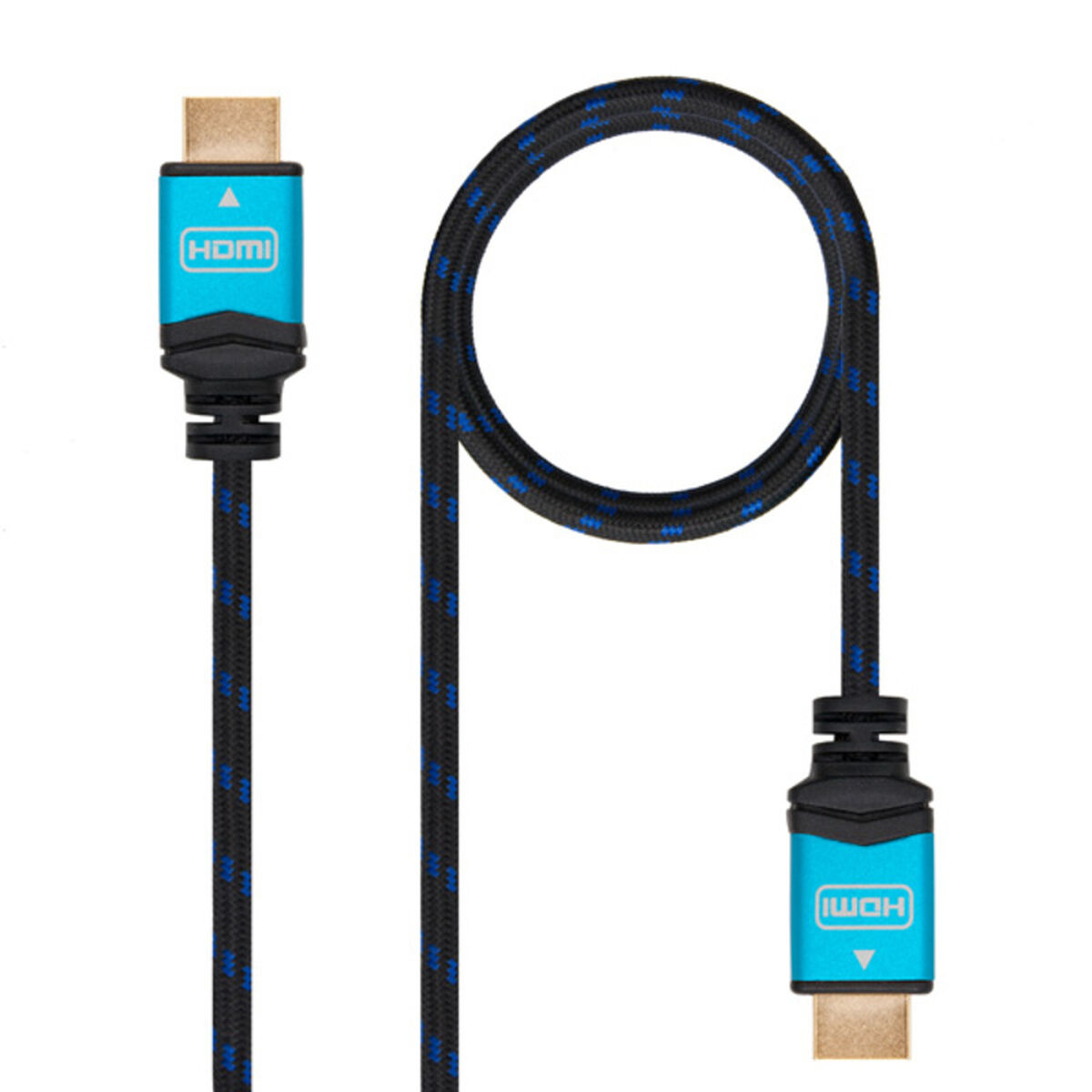 HDMI Cable TooQ 10.15.37 V2.0 Black Blue/2 m
