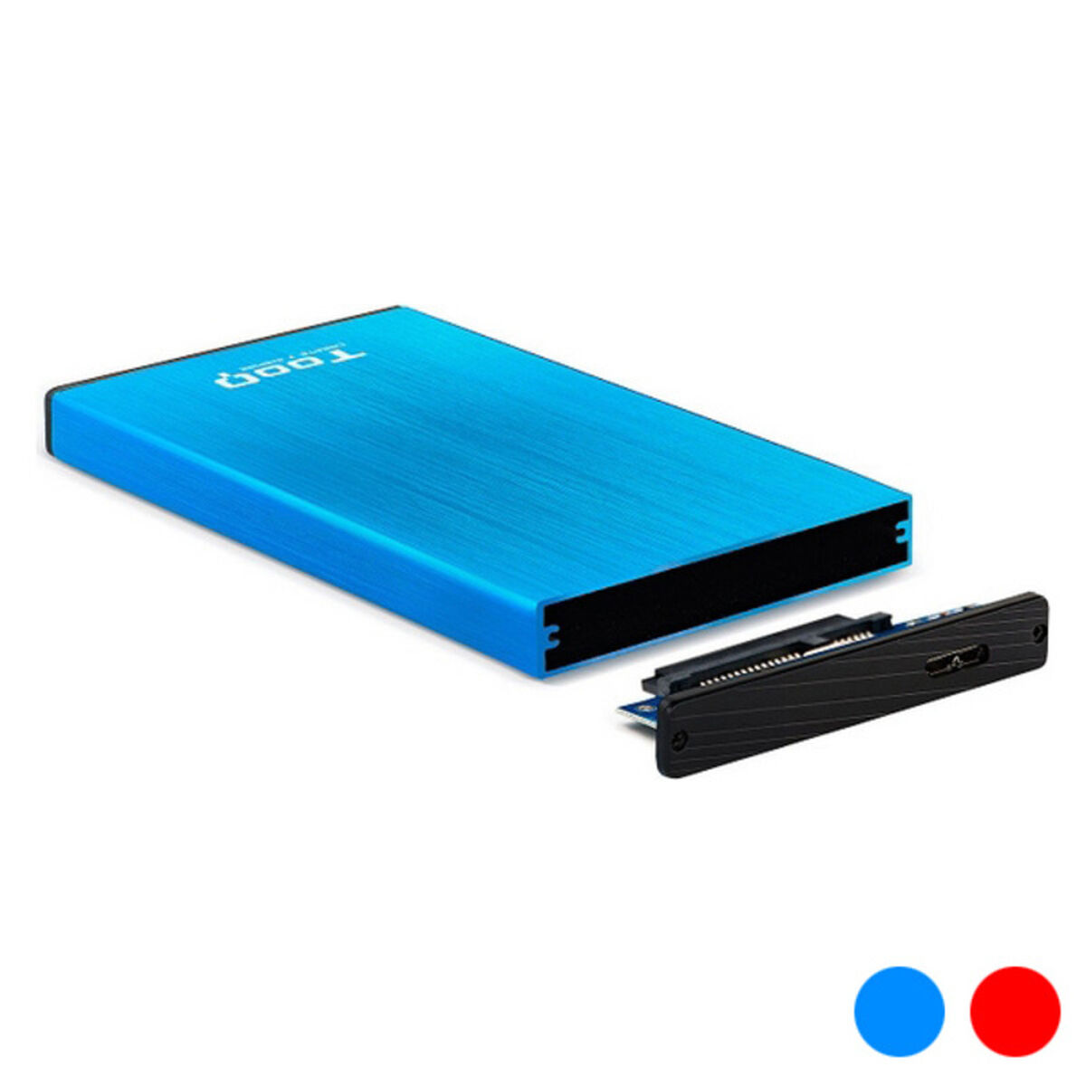 Housing for Hard Disk TooQ TQE-2527 2,5" USB 3.0/Red