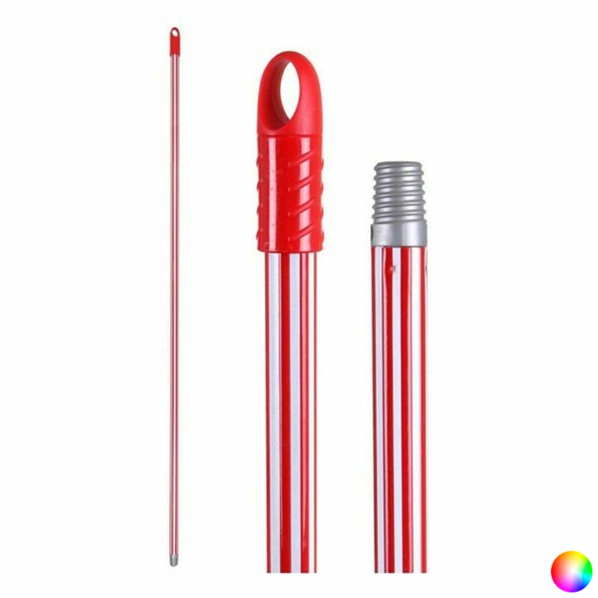 Broom handle Supernet White 140 x 2 cm/Blue