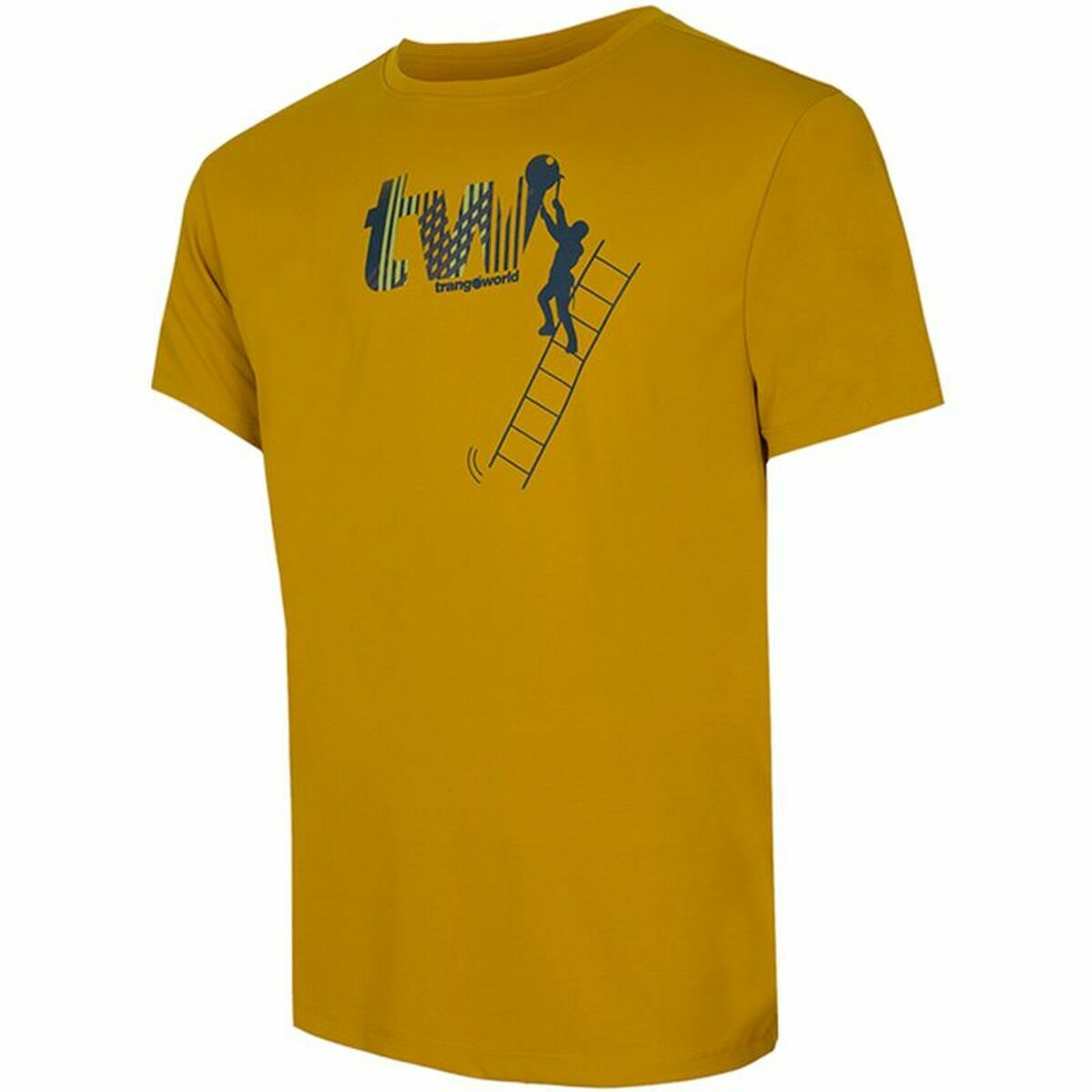 Short-sleeve Sports T-shirt Trangoworld Trangoworld Konak Yellow/S