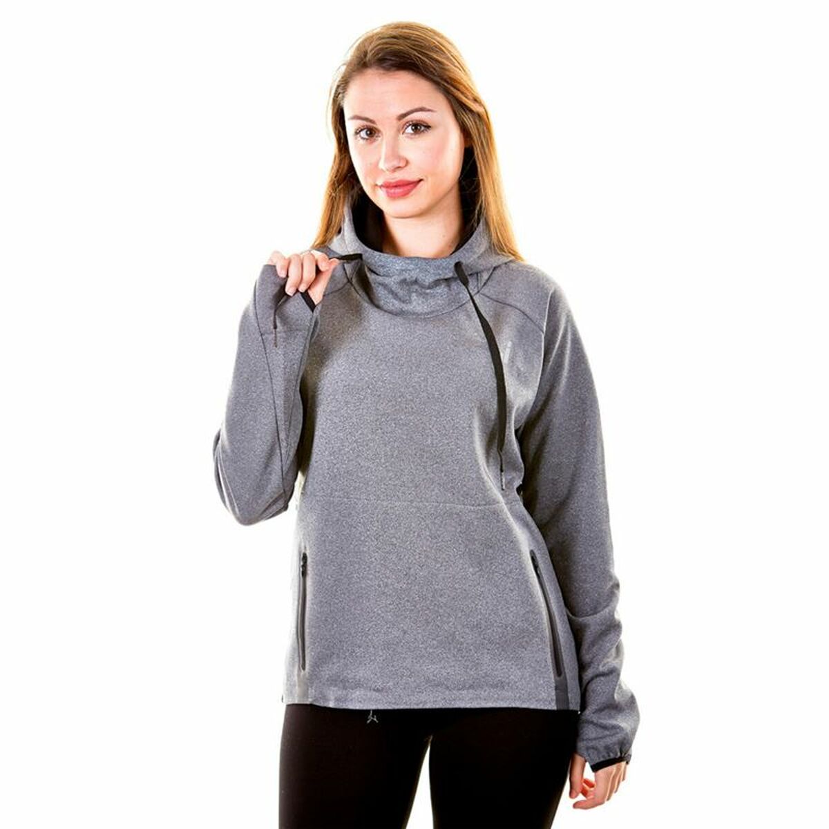 Women’s Sweatshirt without Hood Joluvi Kross Dark grey/2XL