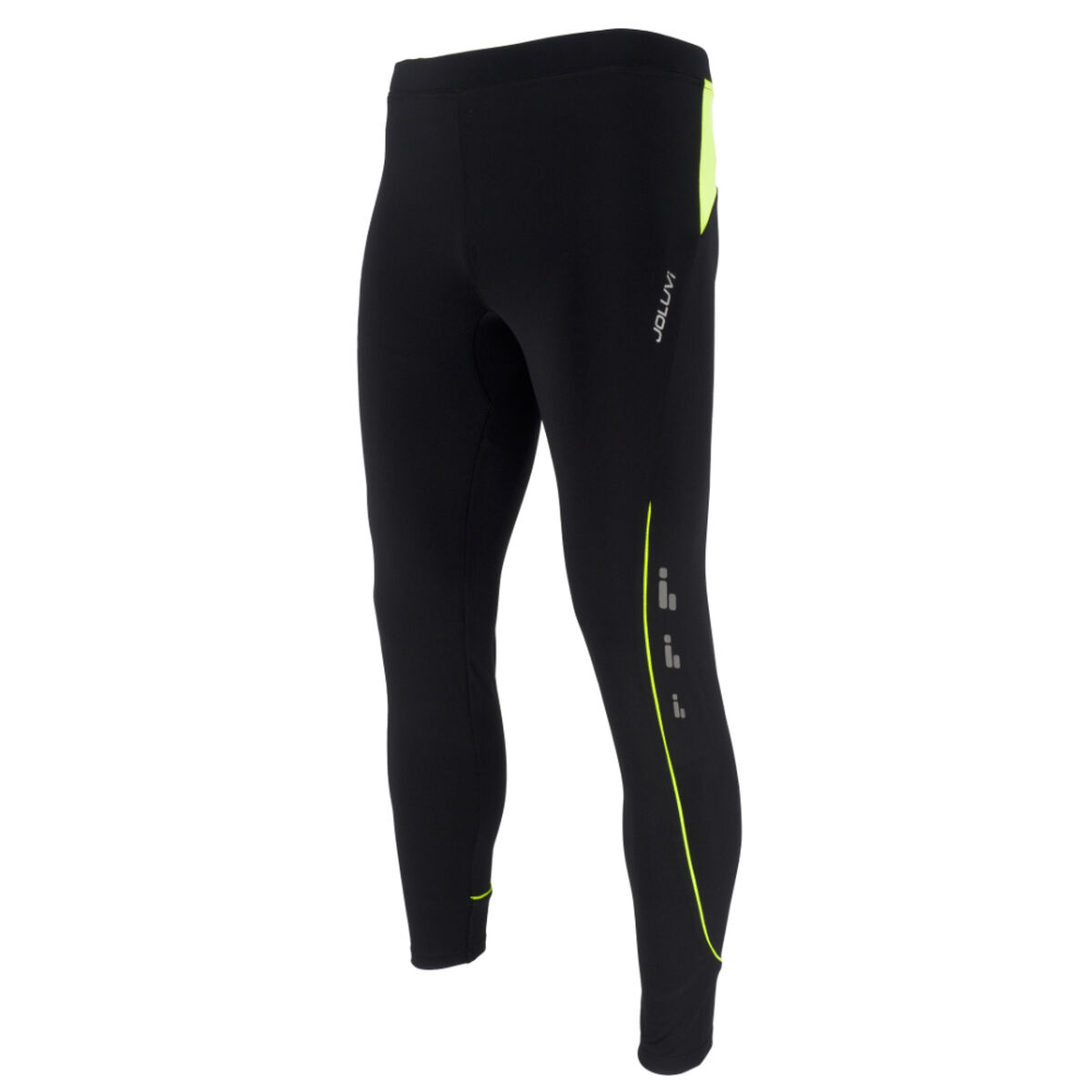 Adult's Tracksuit Bottoms Joluvi Yellow Black/XL