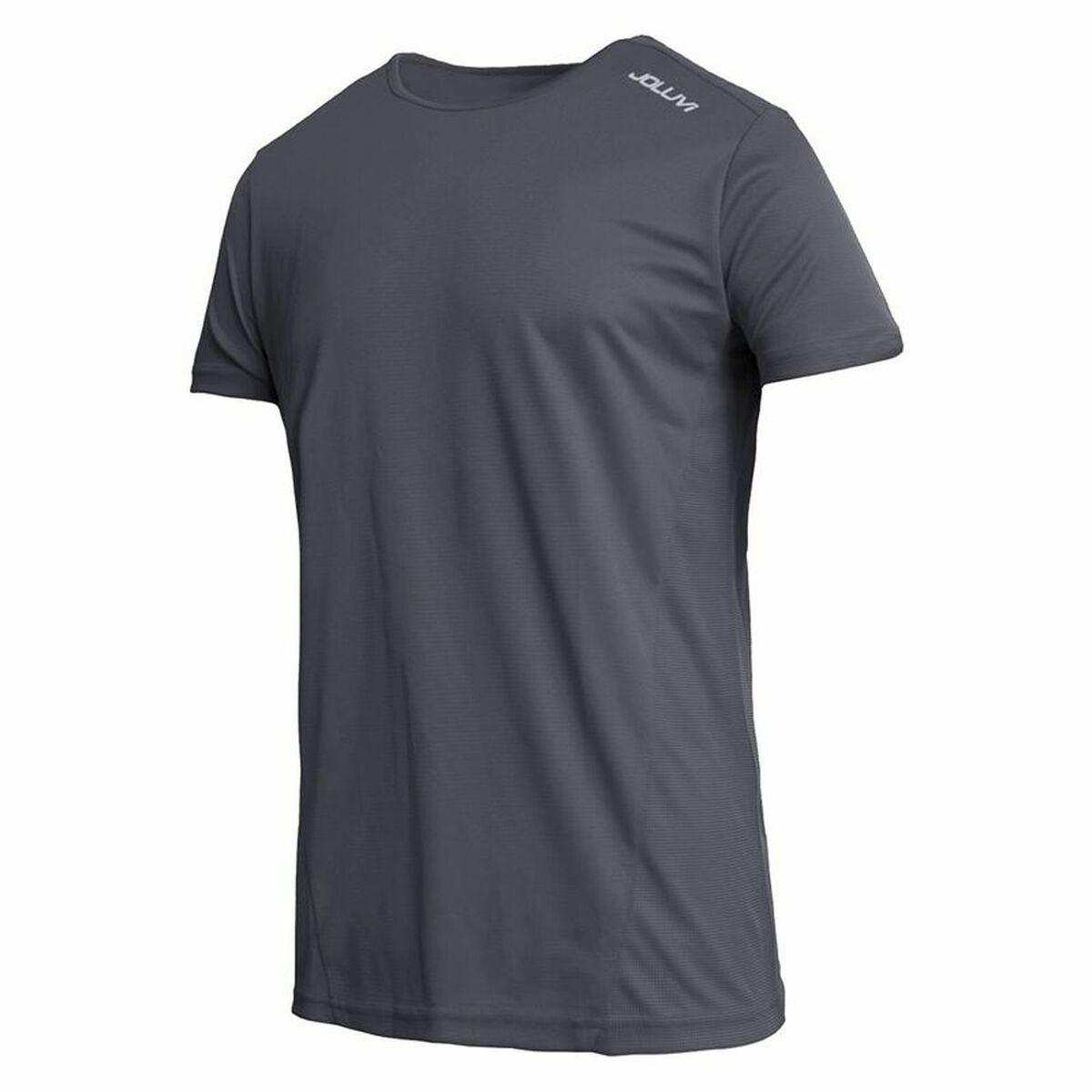 Short-sleeve Sports T-shirt Joluvi Runplex Dark/XS