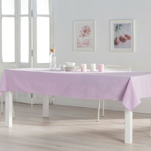 Tablecloth Naturals Lilac/140 x 250 cm