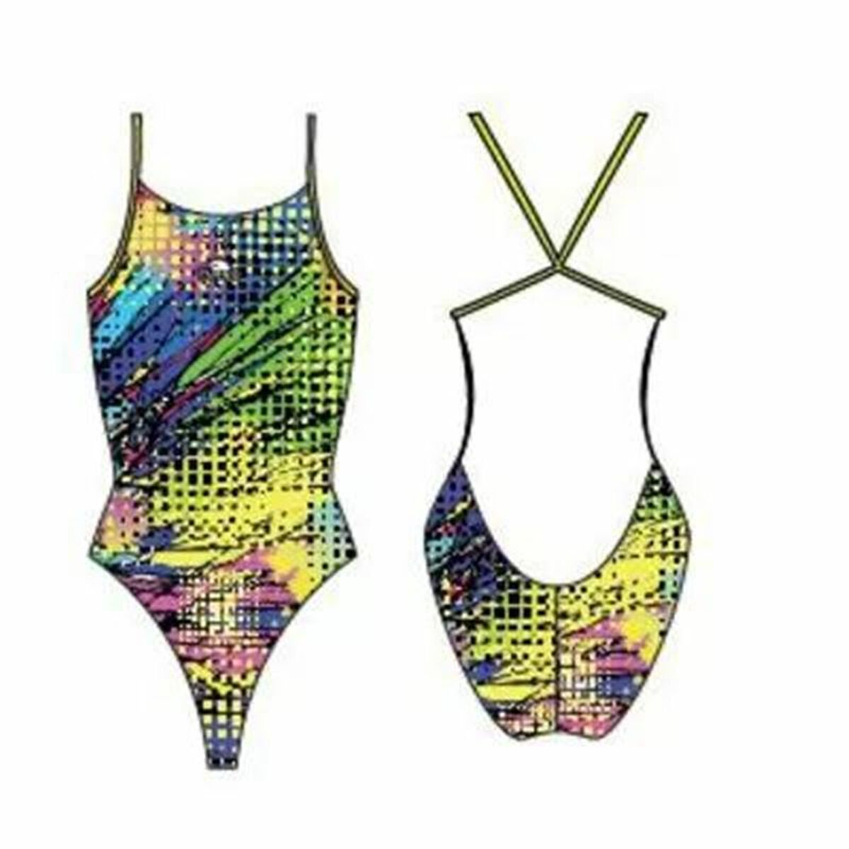 Women’s Bathing Costume Turbo Kriptonite Pro Racer Water/L