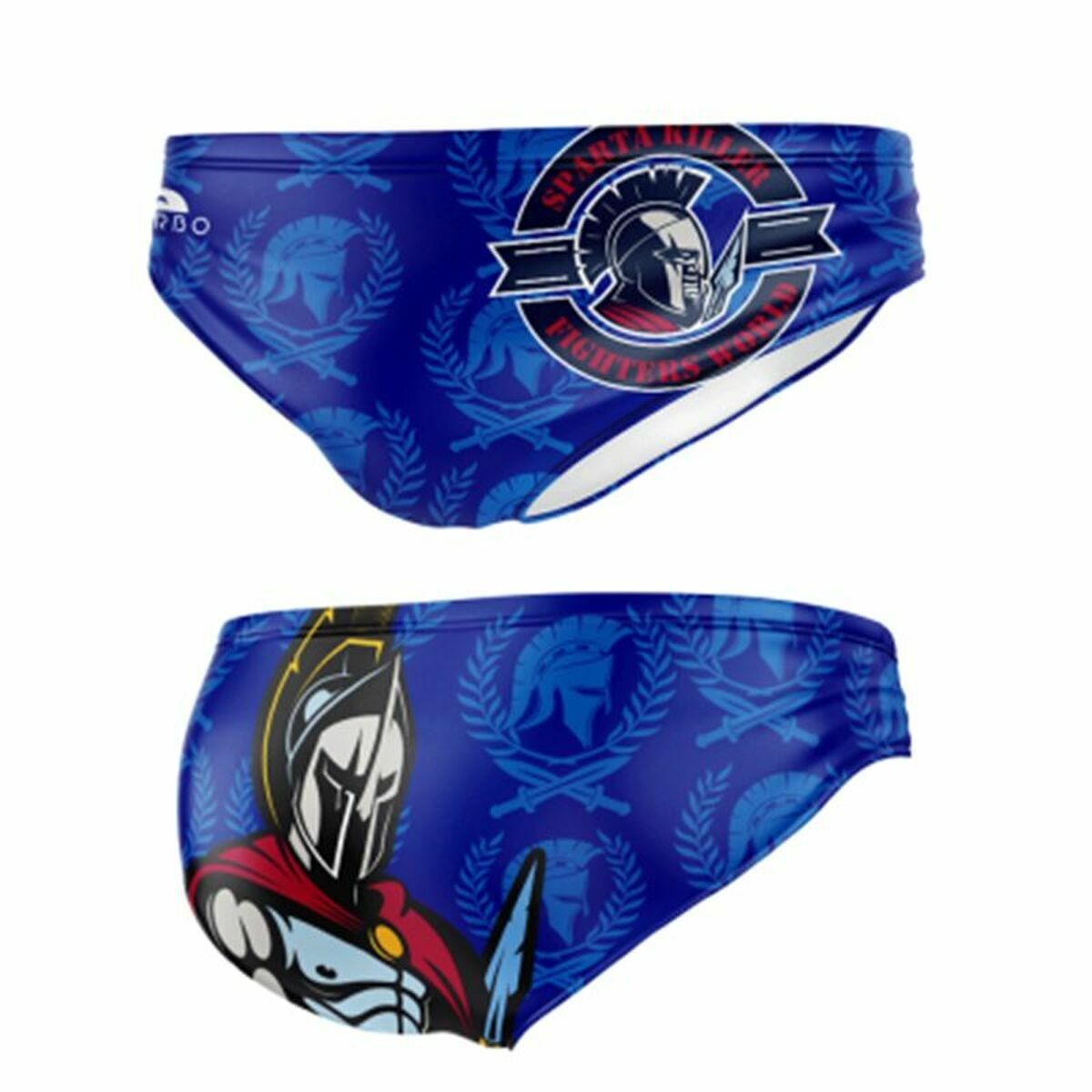 Men’s Bathing Costume Turbo Waterpolo Spartan Italia Blue/XL