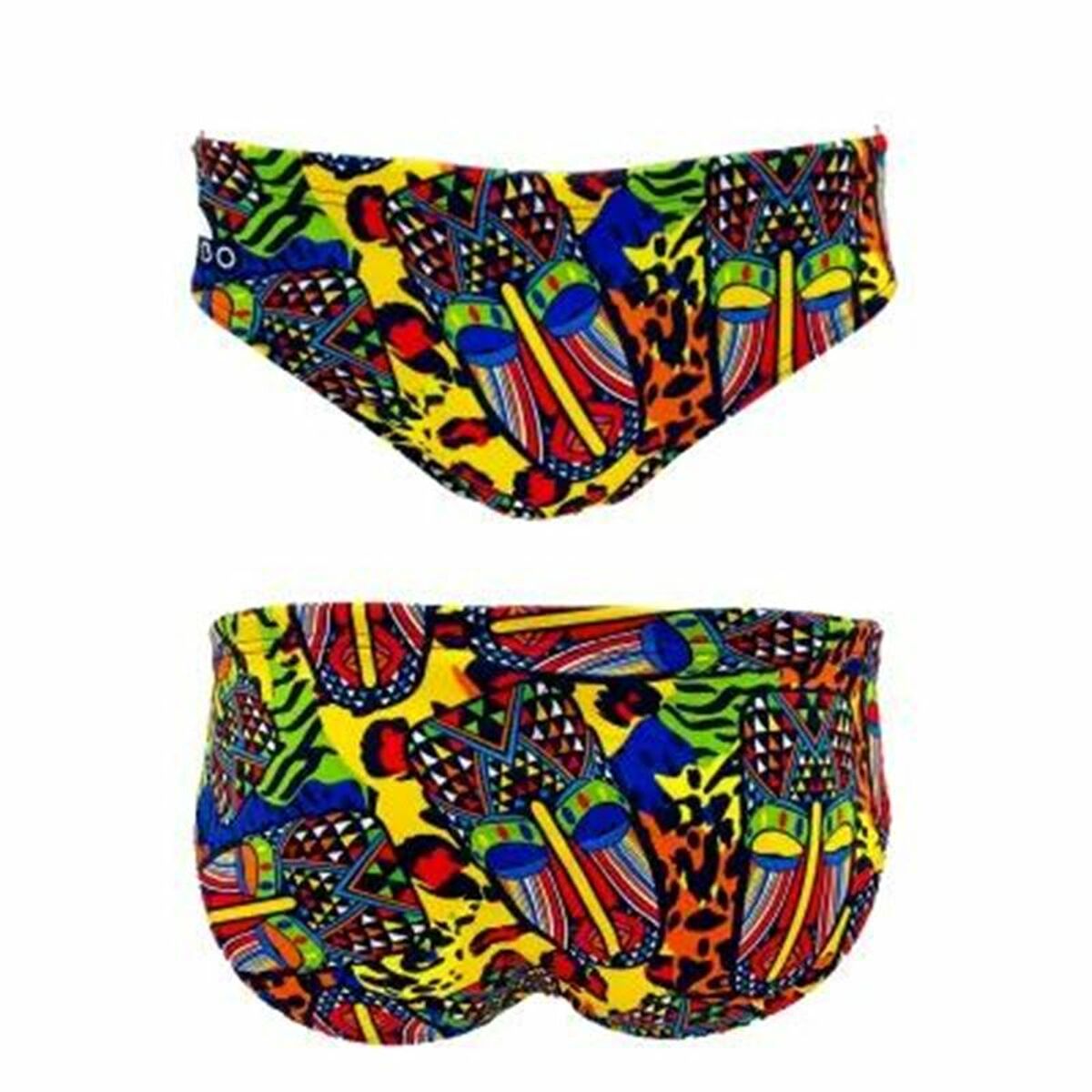 Men's Briefs Turbo Africa Skin Yellow Multicolour/S