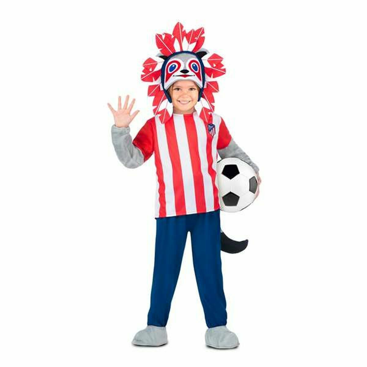 Costume for Children Atlético Madrid 5 Pieces American Indian/3-4 Years