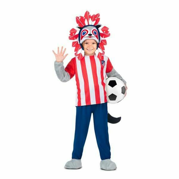 Costume for Children Atlético Madrid 5 Pieces American Indian/5-6 Years - Image 3